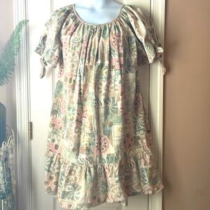 Vintage Appel Cotton Dress